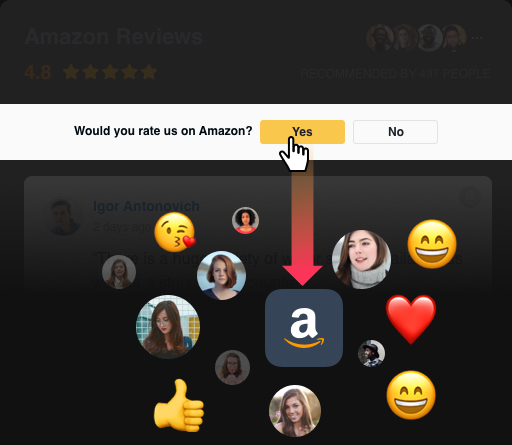 Mais feedback dos clientes